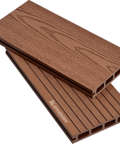 Sàn gỗ nhựa 4 lỗ vuông - Light Wood
