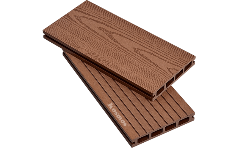 Sàn gỗ nhựa 4 lỗ vuông - Light Wood