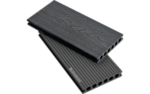 Sàn gỗ nhựa lỗ tròn - Dark Grey