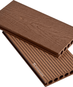 Sàn gỗ nhựa lỗ tròn - Light Wood